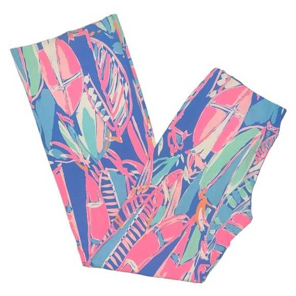 Lilly Pulitzer Georgia May Pull-On Wide-Leg Pant Out to Sea Sailboat Print Small - Picture 3 of 11